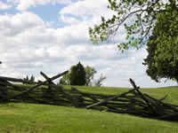 Split Rail Fence at Perryville Battlefield